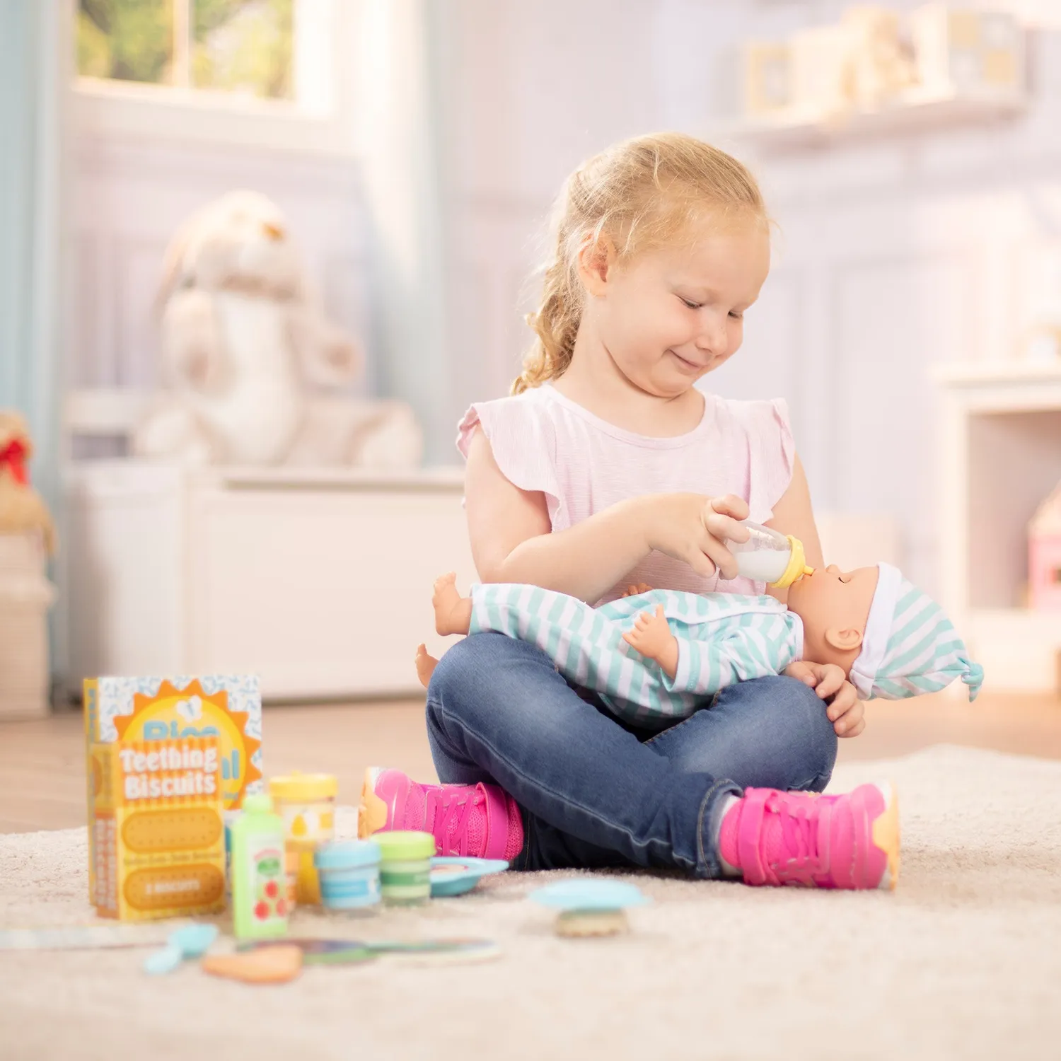 Melissa & Doug Mine to Love poppenvoedingsset 24-delig