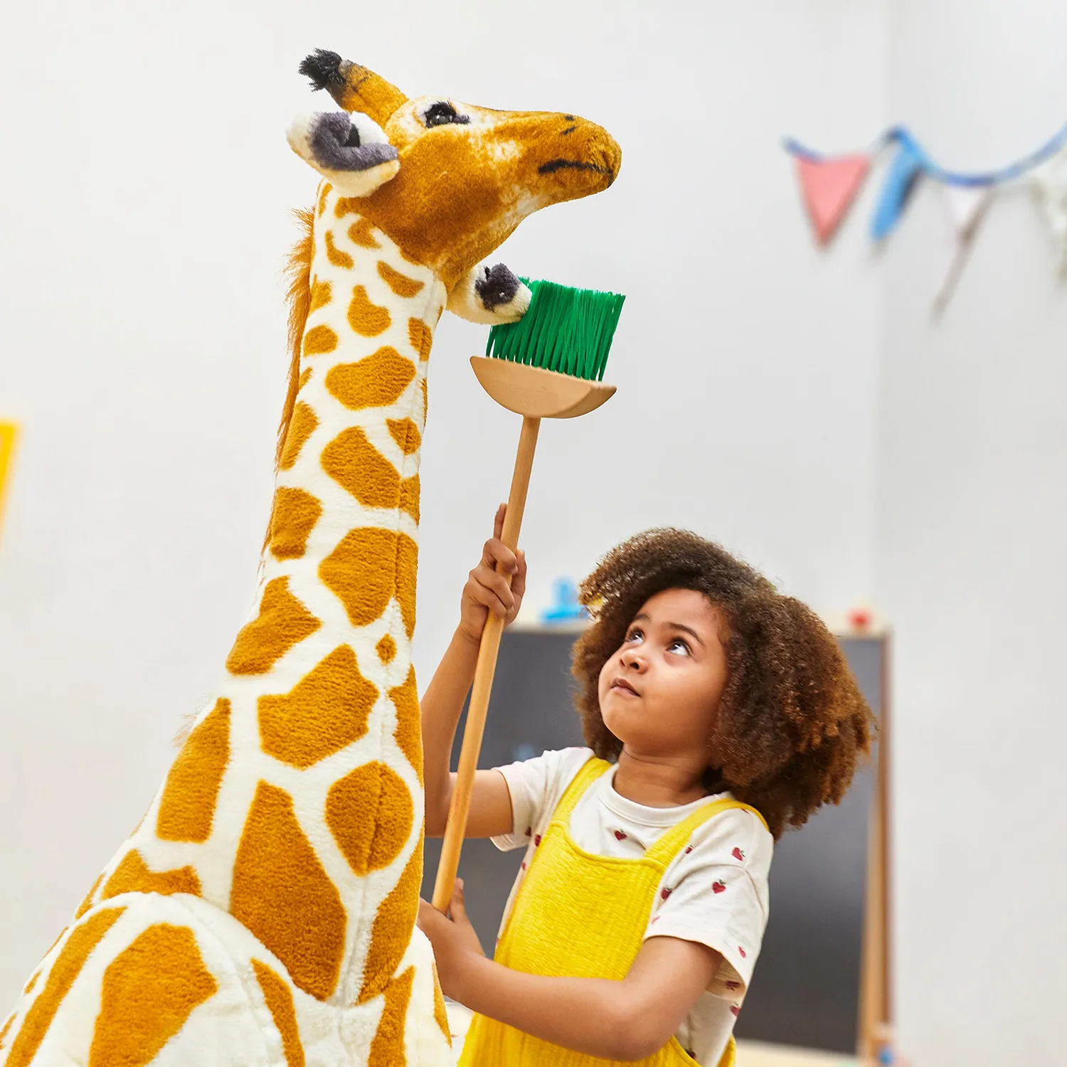 Melissa & Doug Giraffe Knuffel Groot Pluche 120 cm