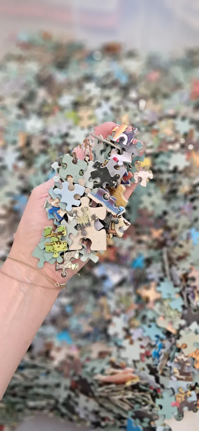 De Potjeskast Puzzelstukjes speelbakvulling 2 kilo