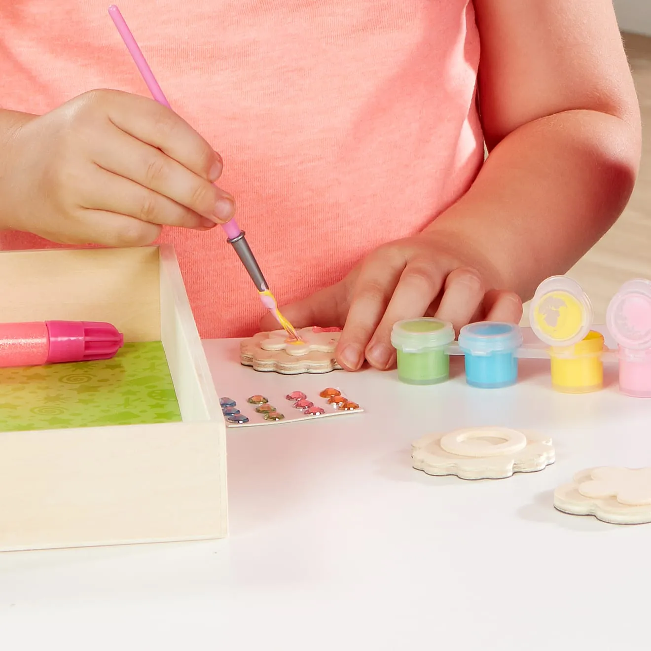 Melissa & Doug Created by Me Flower Magnets knutselset bloemen