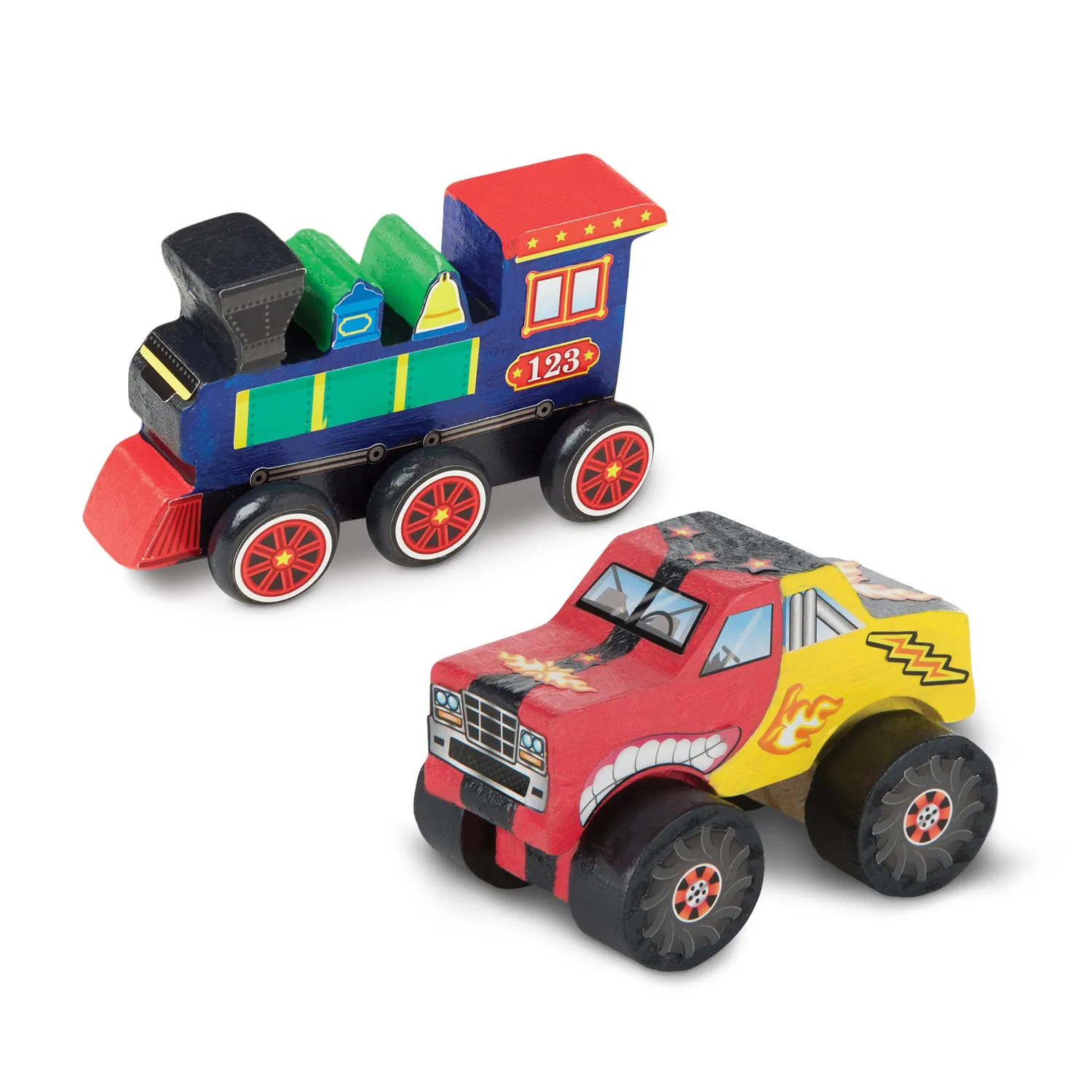 Melissa & Doug Created by Me knutselset voertuigen 2-pack