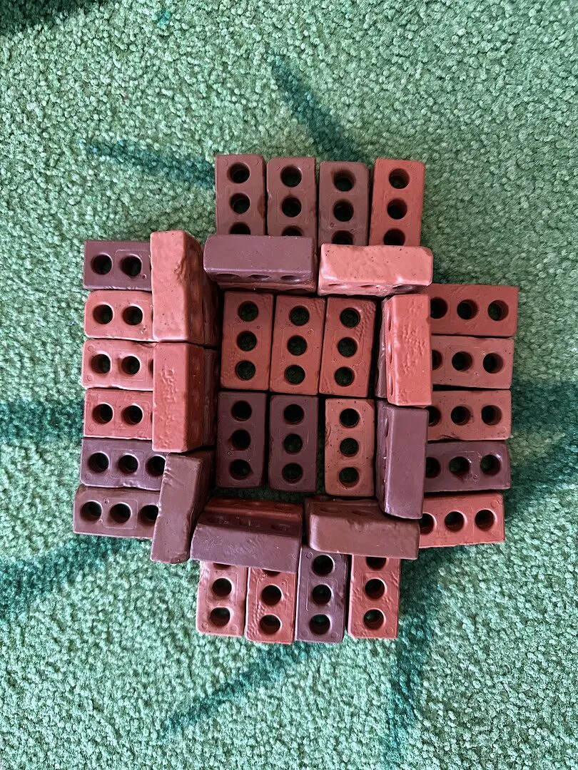 Guidecraft Little Bricks bouwstenen 60 stuks mini