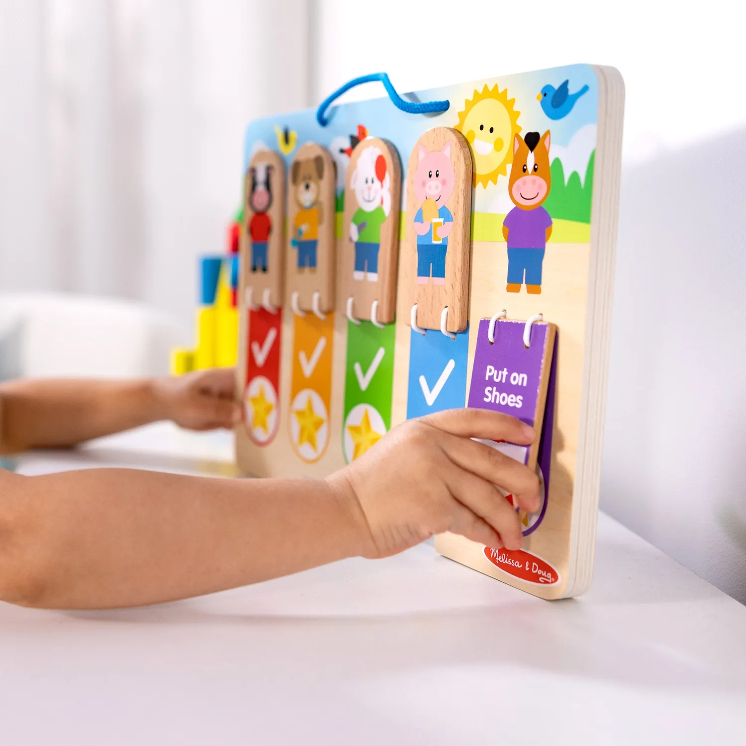 Melissa & Doug My Daily Routines Chart routinebord ochtend en bedtijd