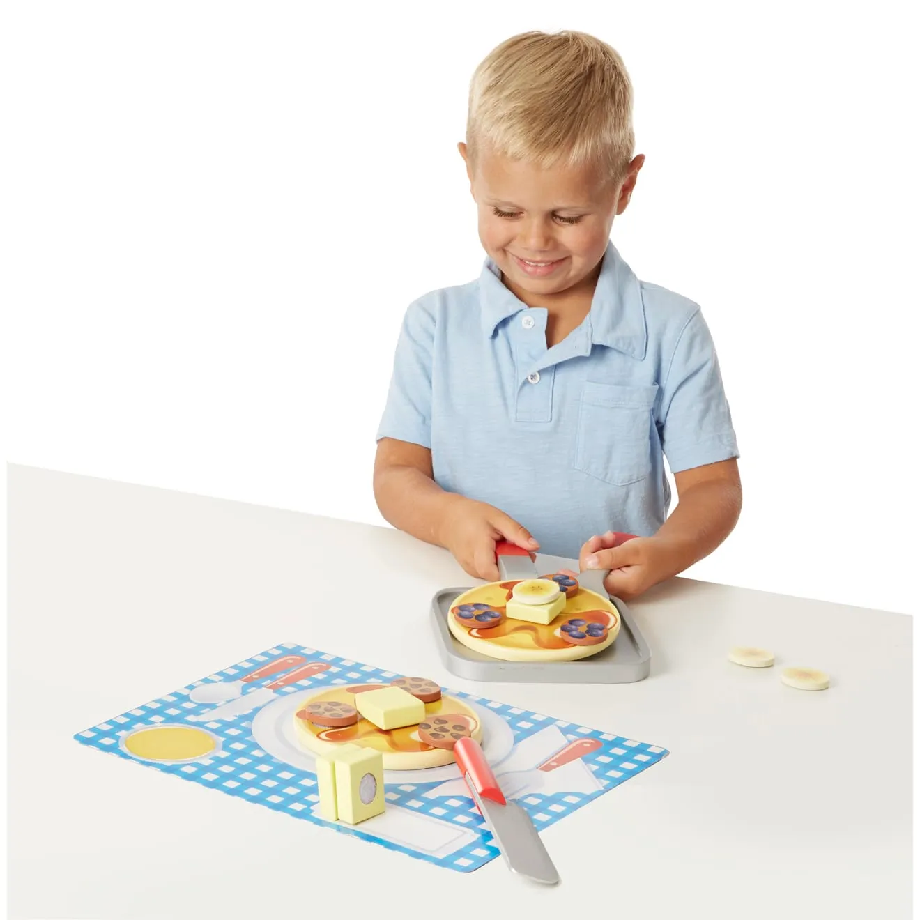 Melissa & Doug Flip & Serve Pancake Set speelvoedsel hout