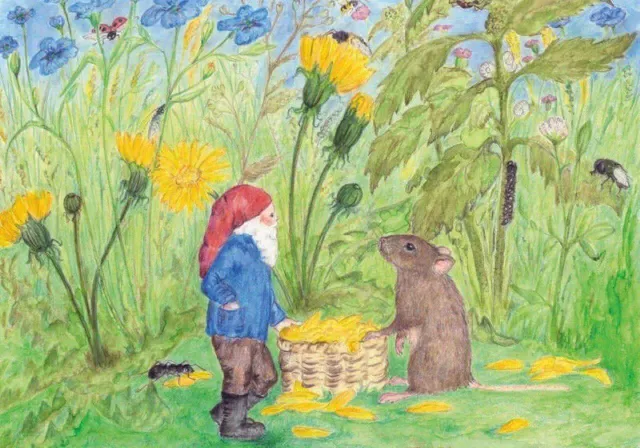 Ginger Fairy Eentje van Margo Sibbe en de dieren ansichtkaart 10,5x15