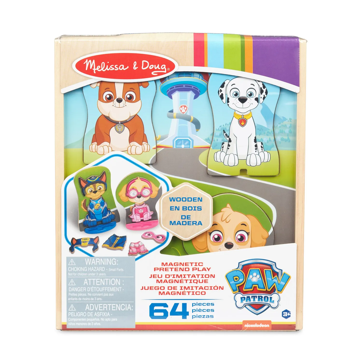 Melissa & Doug PAW Patrol magnetische aankleedset hout