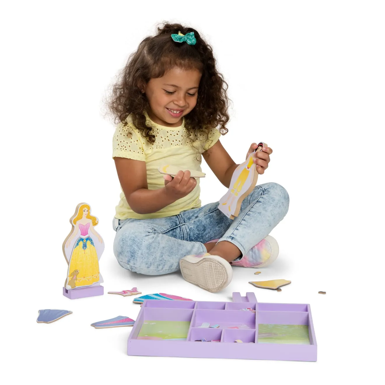 Melissa & Doug Sleeping Beauty Snow White magnetische aankleedpoppen
