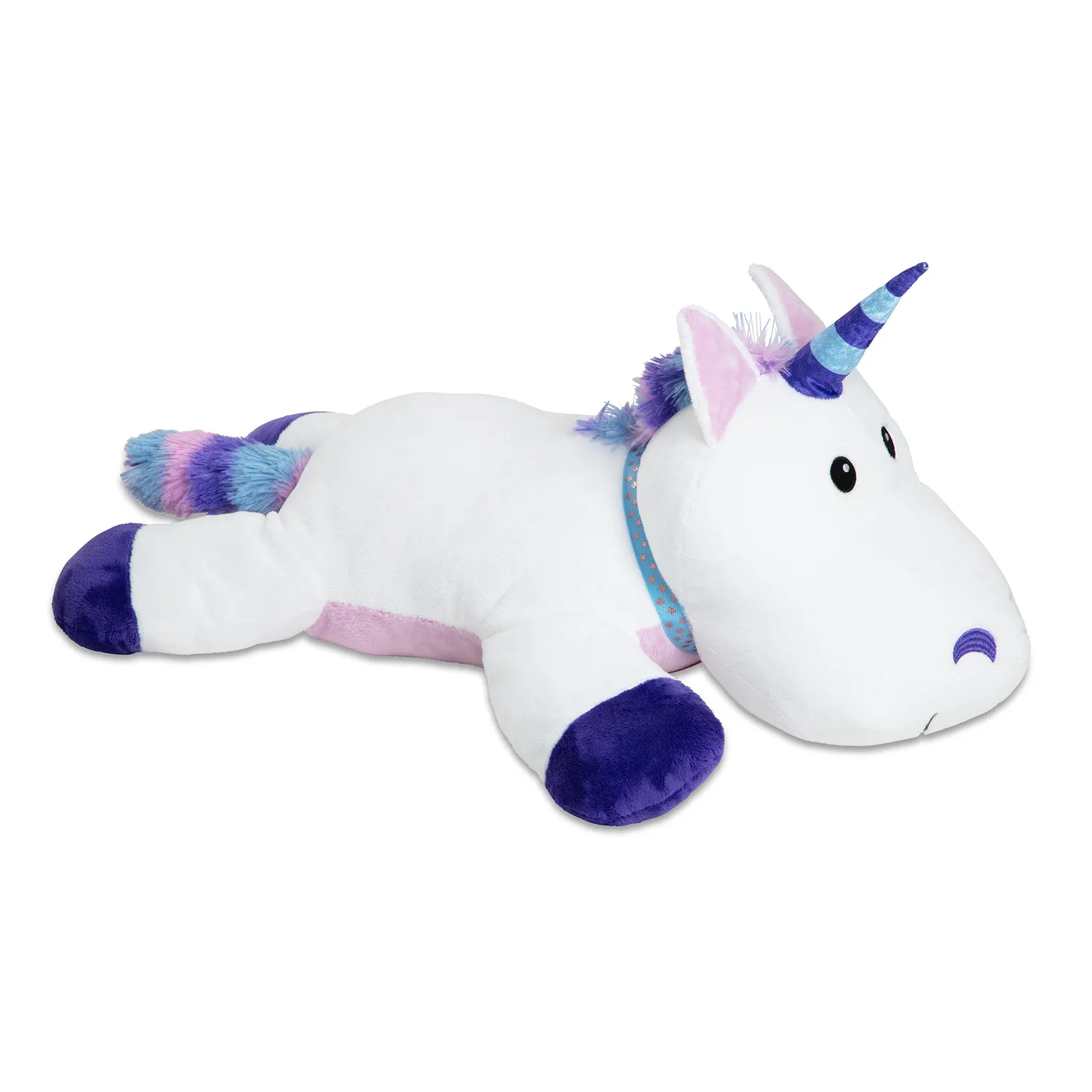 Melissa & Doug Cuddle Unicorn Jumbo knuffel wit 70 cm