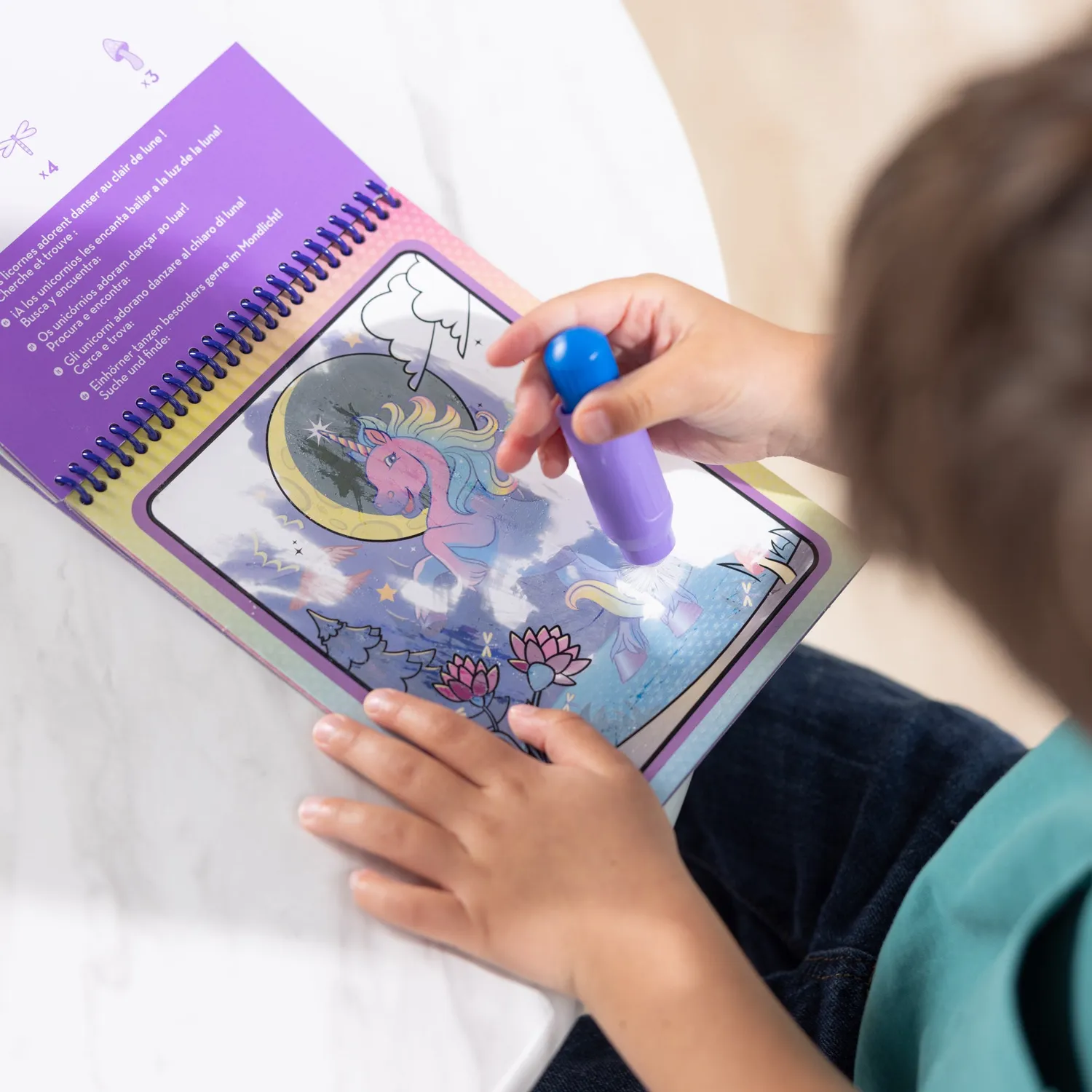 Melissa & Doug Water WOW! eenhoorn watertekenboek herbruikbaar
