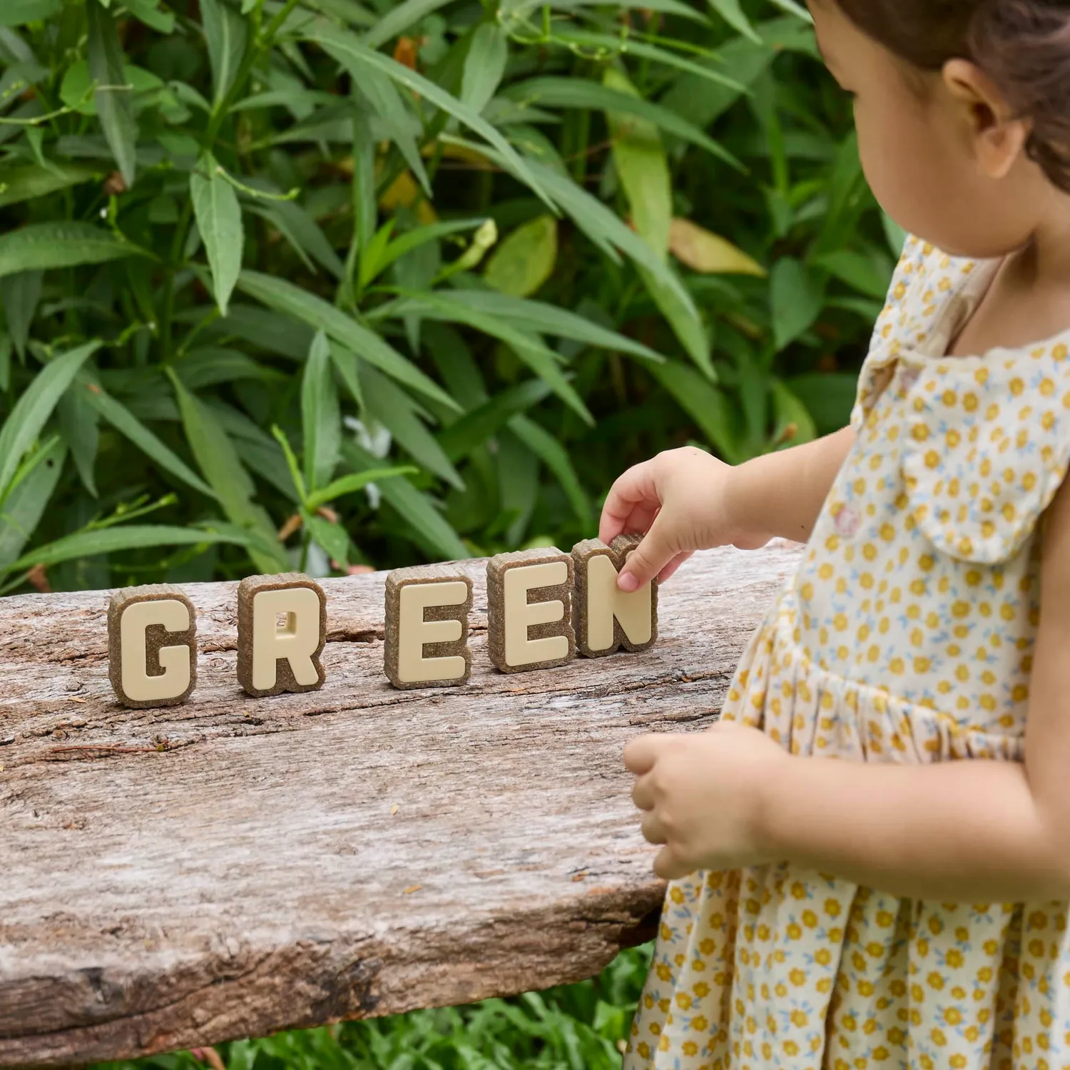 Guidecraft Tree Block Letters 36 stuks letterblokken