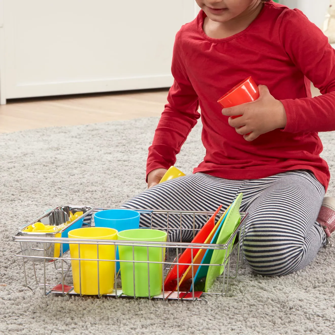 Melissa & Doug Let’s Play House afwas speelservies 4-persoons