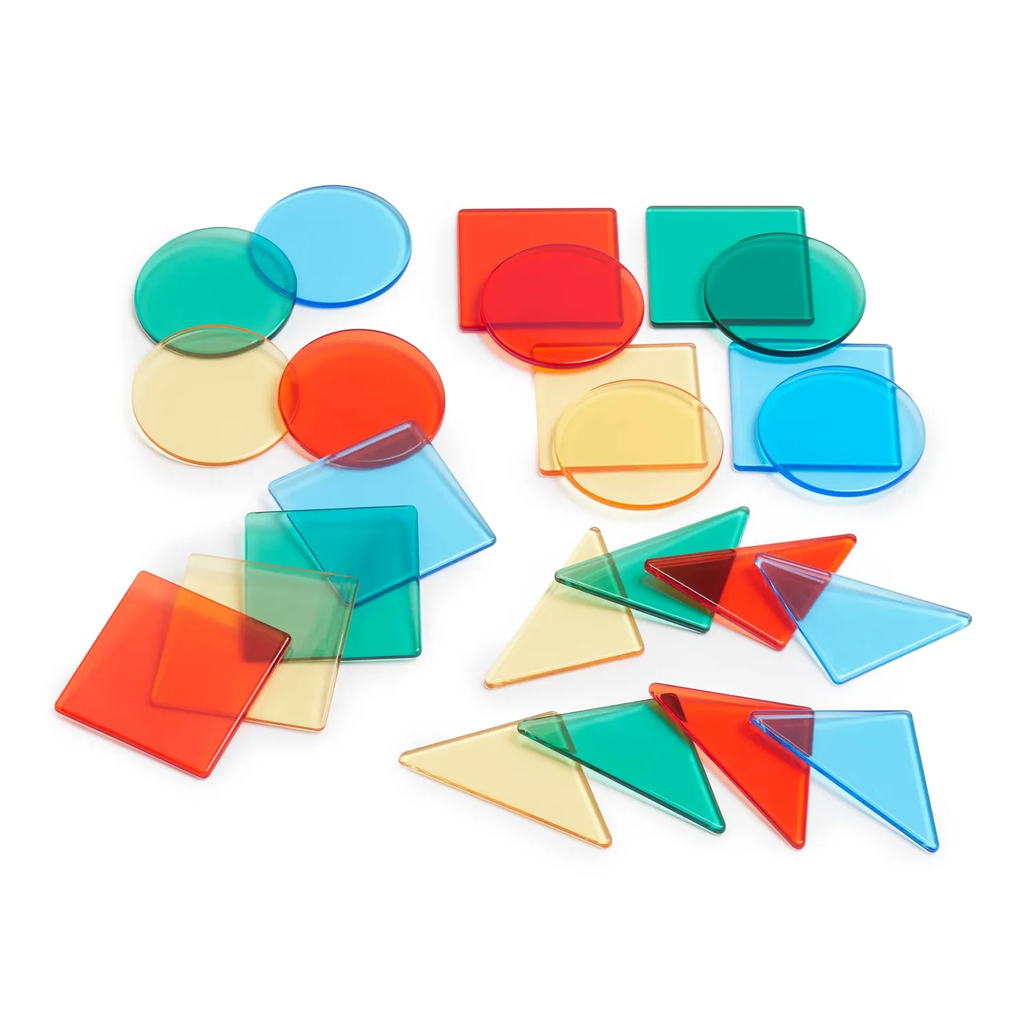 Guidecraft Light and Color Geo bouwblokken acryl 18 maanden