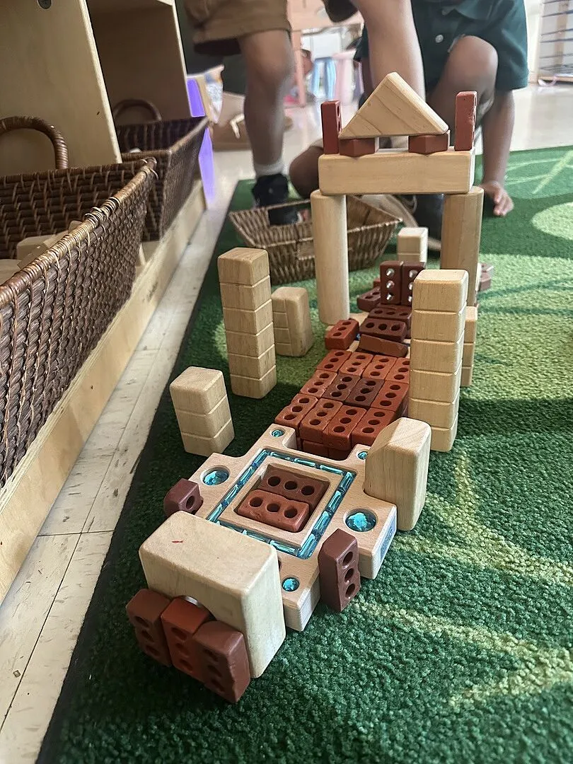 Guidecraft Little Bricks bouwstenen 60 stuks mini