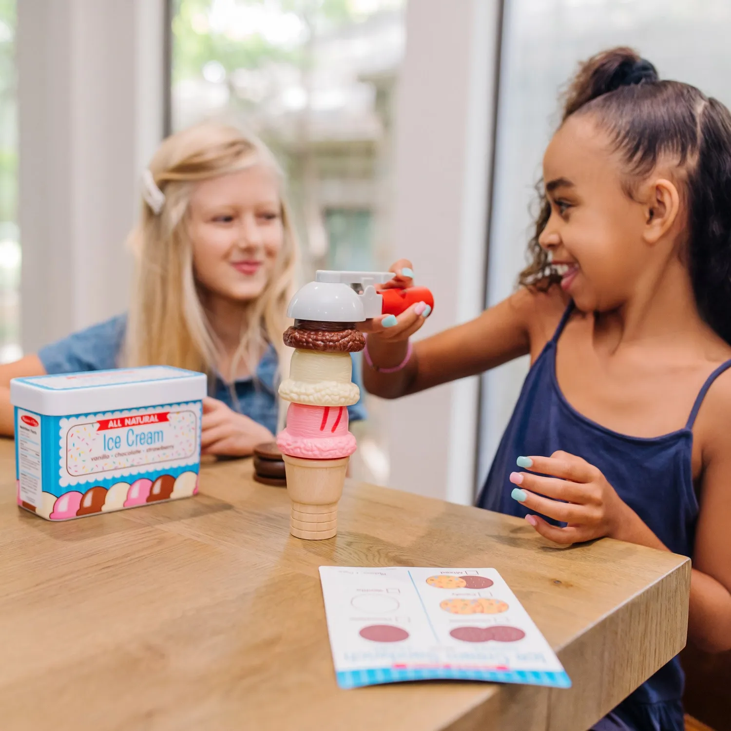Melissa & Doug Scoops & Sandwiches speel ijsjes set 13-delig hout