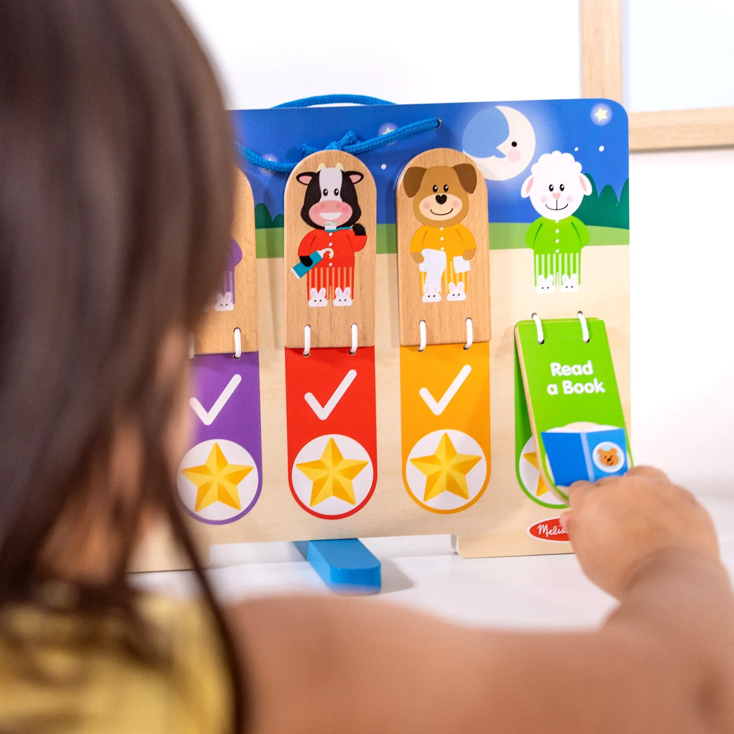 Melissa & Doug My Daily Routines Chart routinebord ochtend en bedtijd