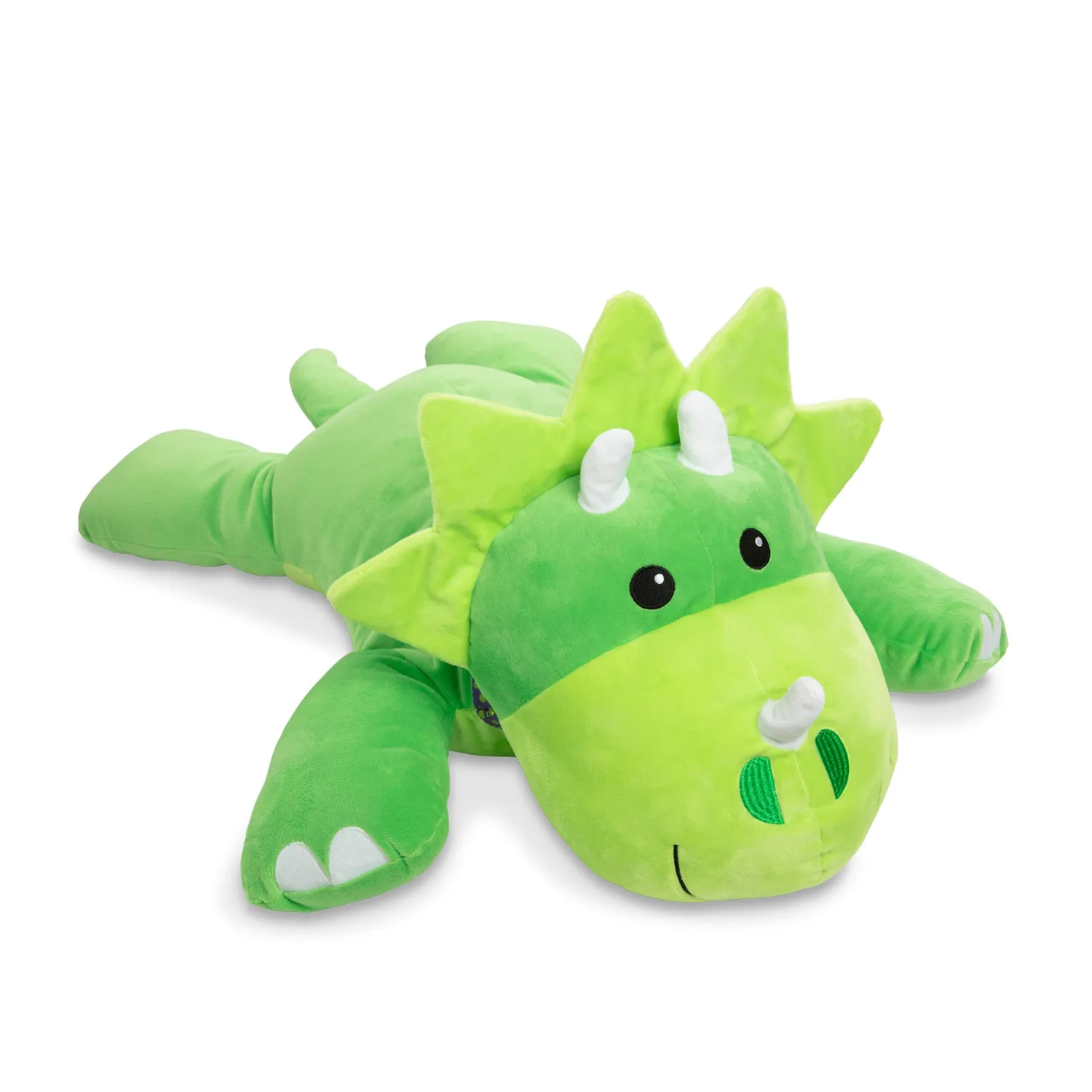 Melissa & Doug Cuddle Dinosaur knuffel jumbo groen dino
