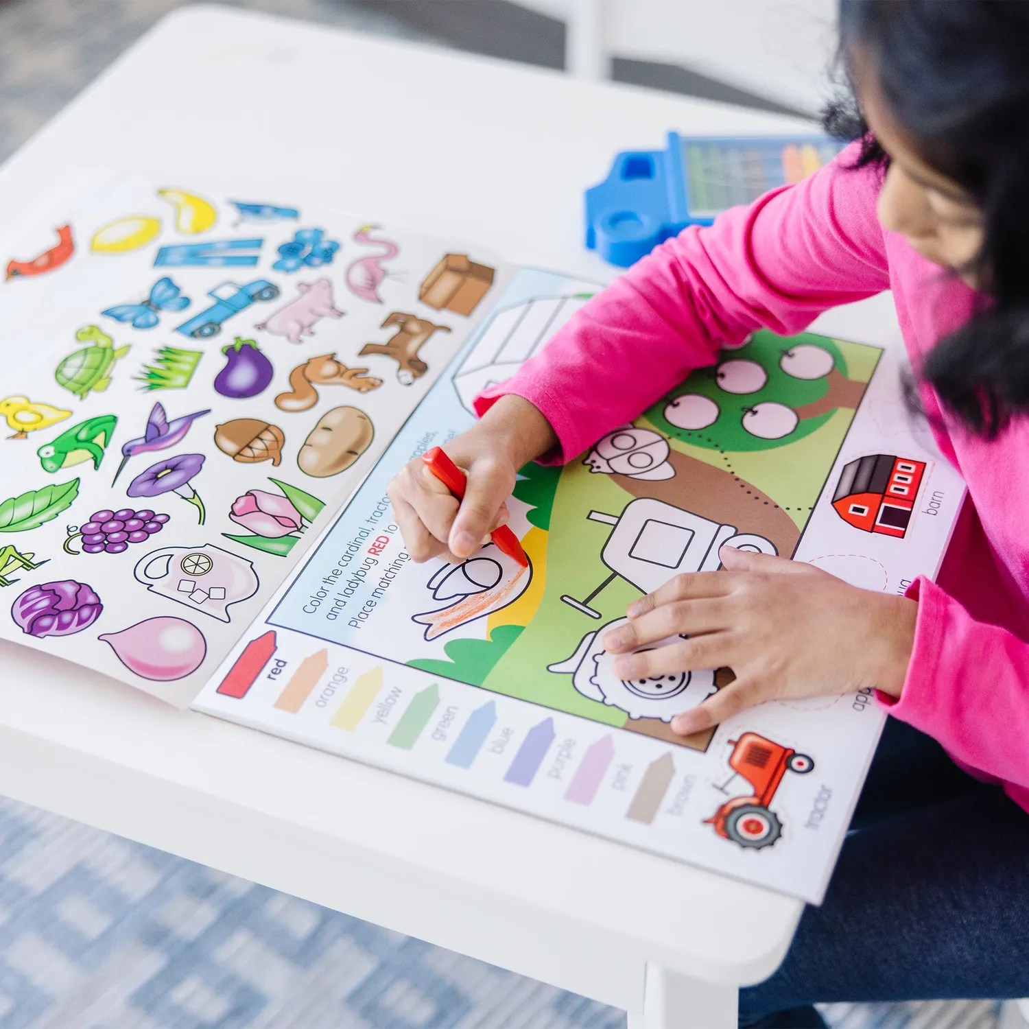 Melissa & Doug Colors & Shapes activiteitenblok stickers