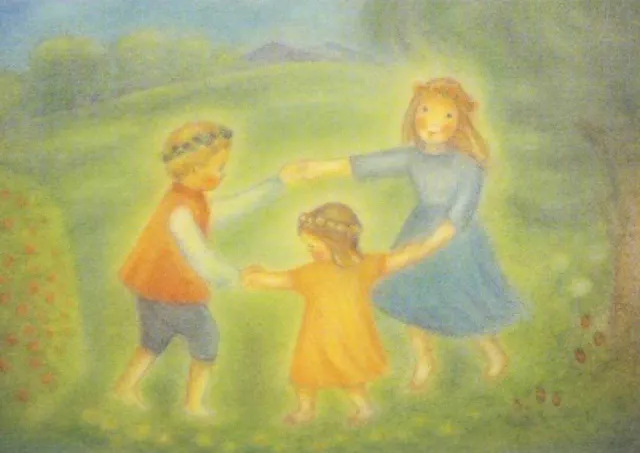 Ginger Fairy Ruth Elsässer Juni Reigen kaart 10x15