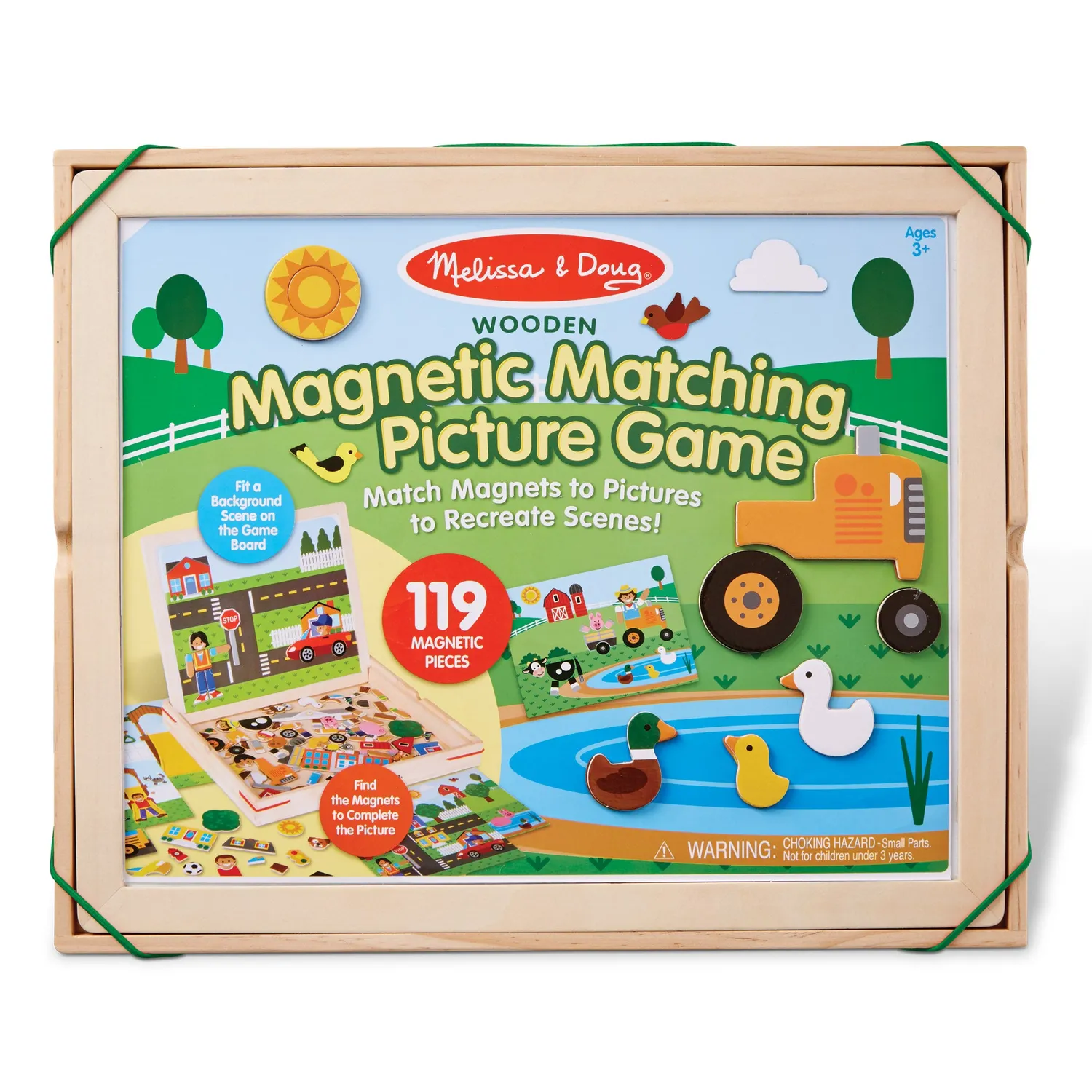 Melissa & Doug Magnetic Matching magnetisch spel 119 delen
