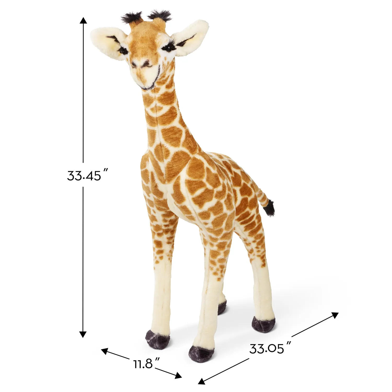 Melissa & Doug Baby Giraffe knuffel staand 90 cm