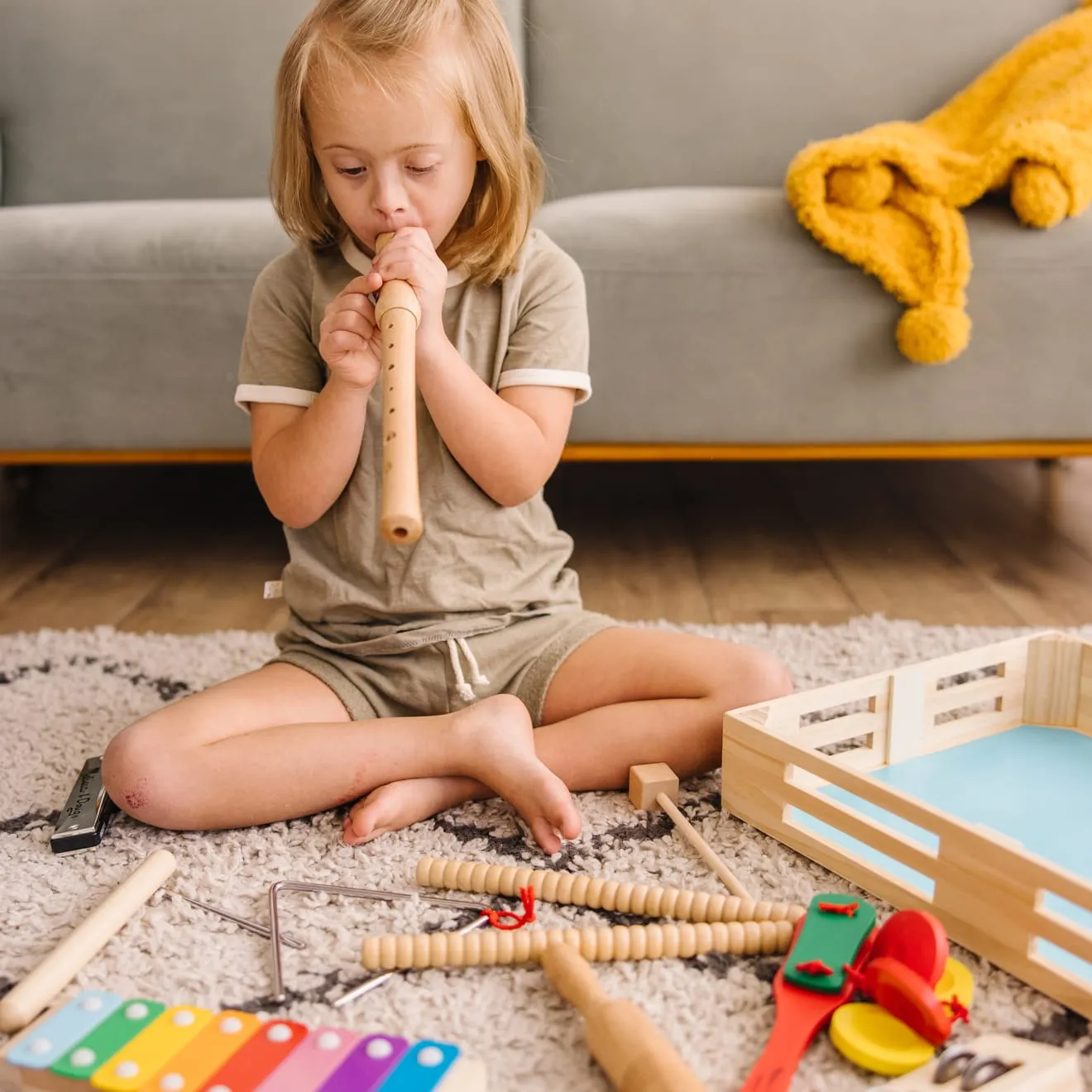 Melissa & Doug Deluxe Band muziekinstrumenten 11-delig hout
