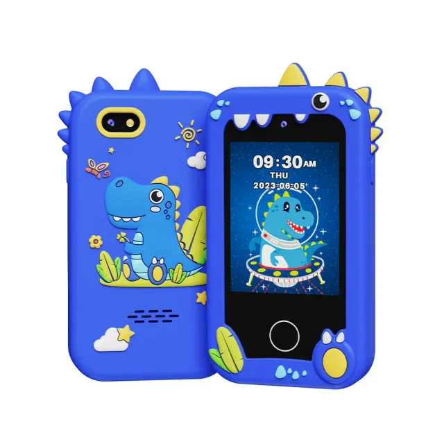 KOKODI Smart Phone speelgoedtelefoon blauw dino 4 inch