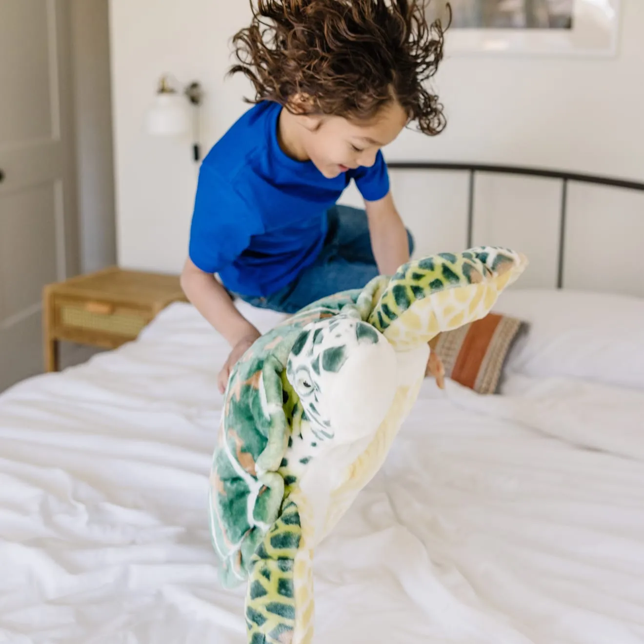 Melissa & Doug Sea Turtle reuzenknuffel schildpad 75 cm