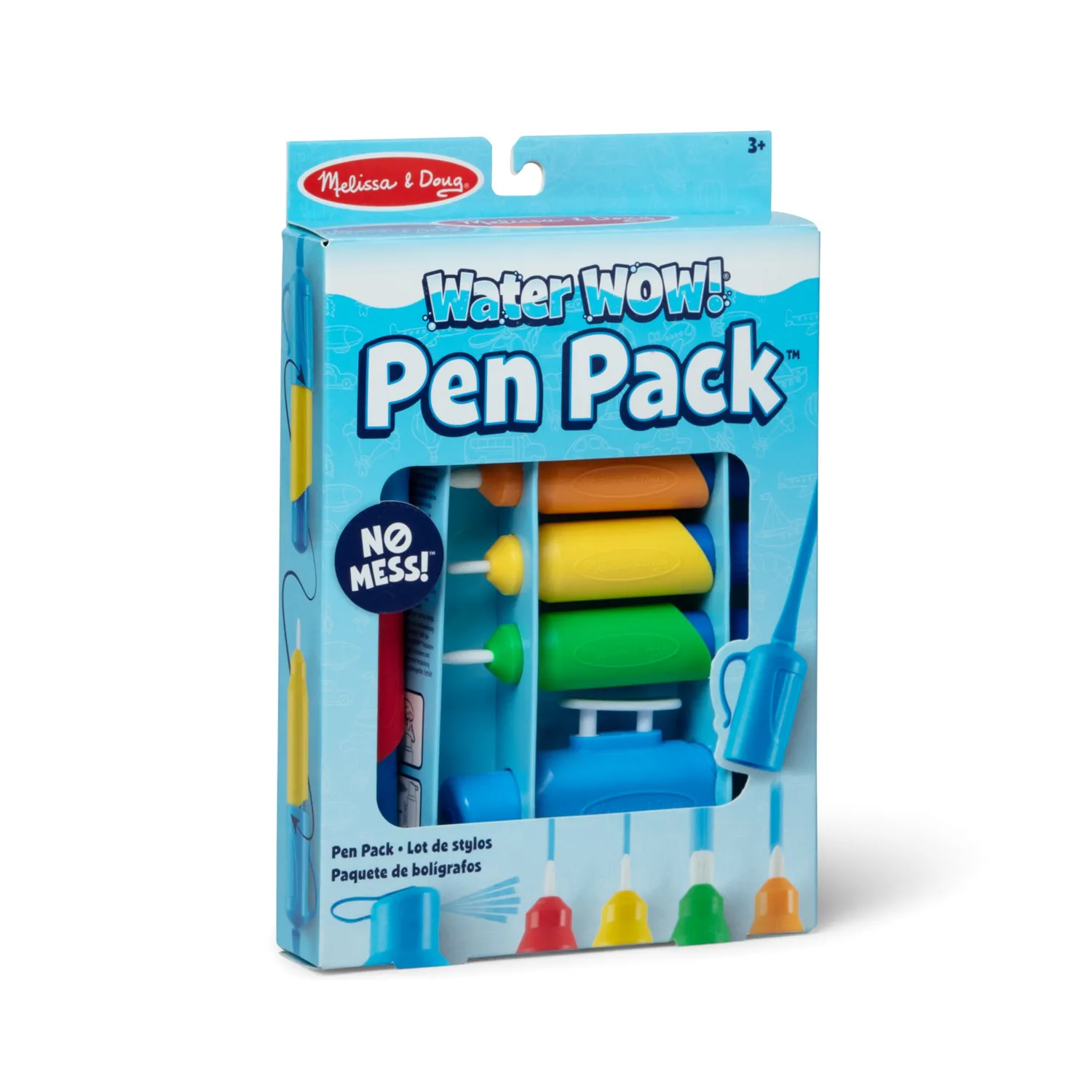 Melissa & Doug Water WOW! pennen set 4 pennen met sproeier