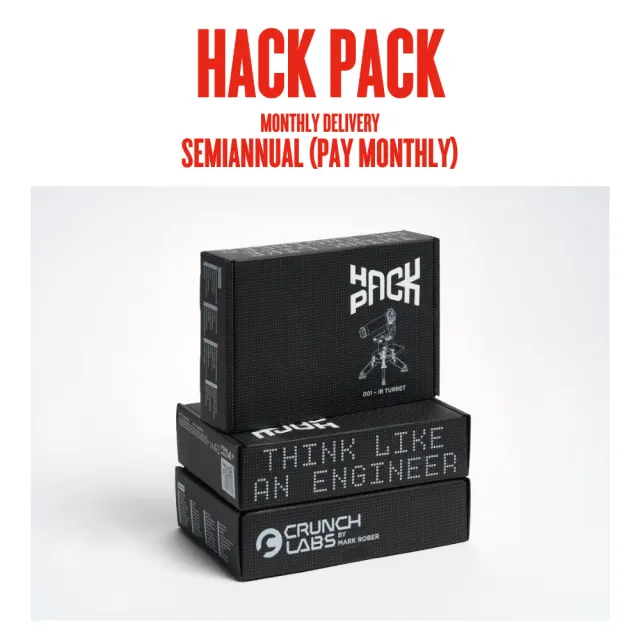 Mark Rober CrunchLabs Hack Pack abonnement halfjaar