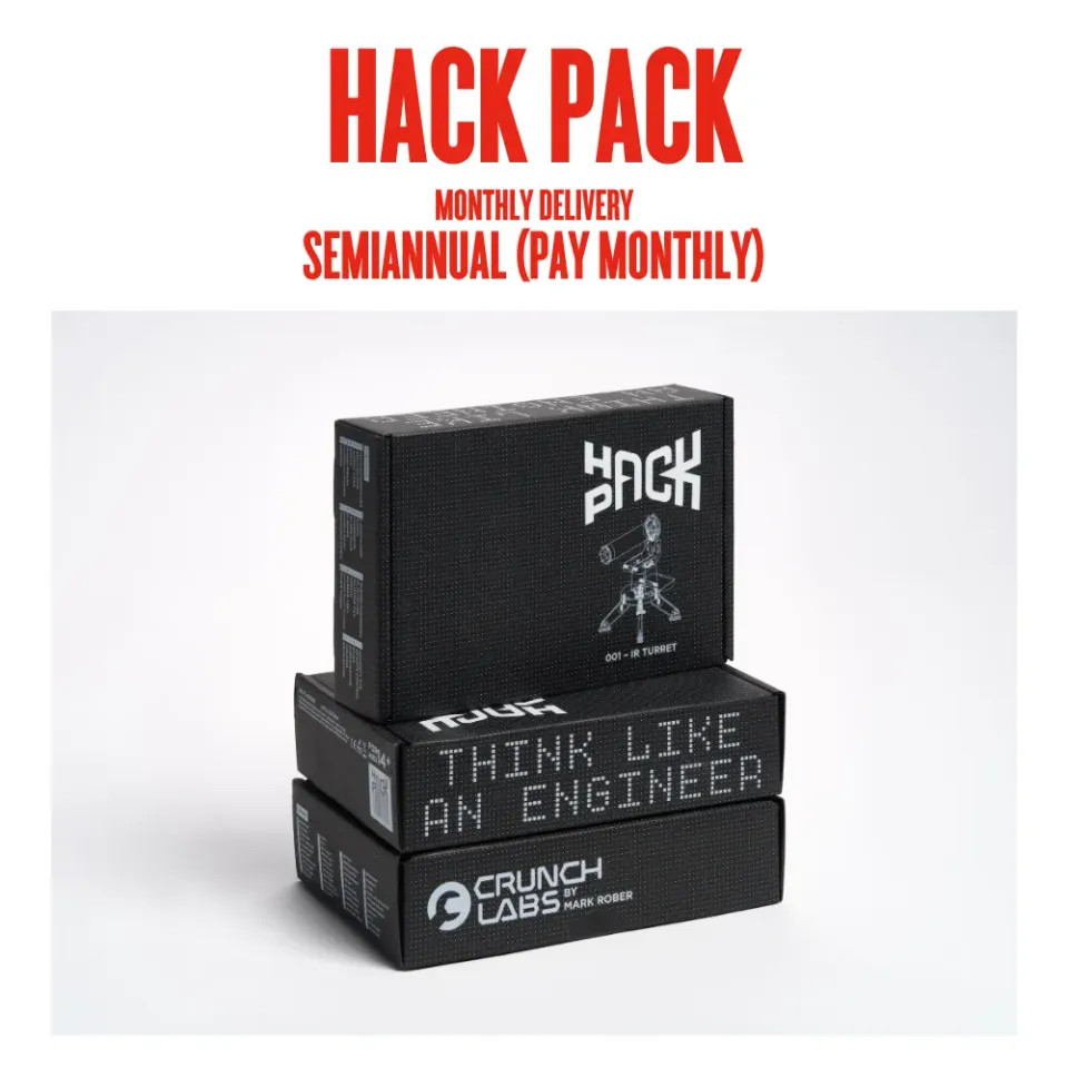 Mark Rober CrunchLabs Hack Pack abonnement halfjaar