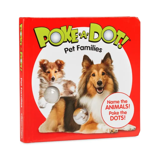 Melissa & Doug Poke-a-Dot Pet Families kartonboek popgeluid