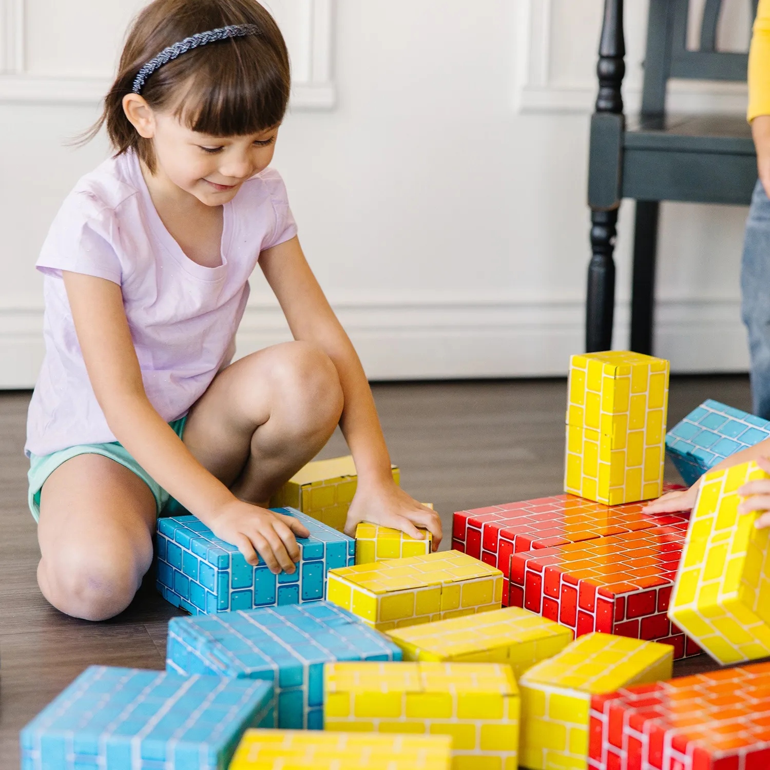 Melissa & Doug Jumbo Cardboard Blocks bouwblokken 24 stuks karton