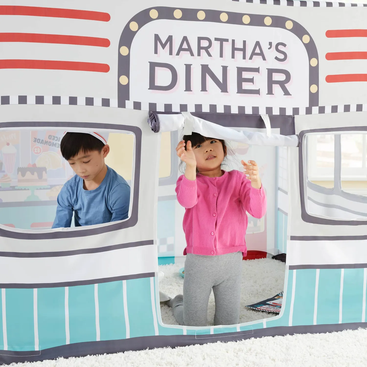 Guidecraft Martha Stewart Kids Diner speeltent restaurant 3 jaar