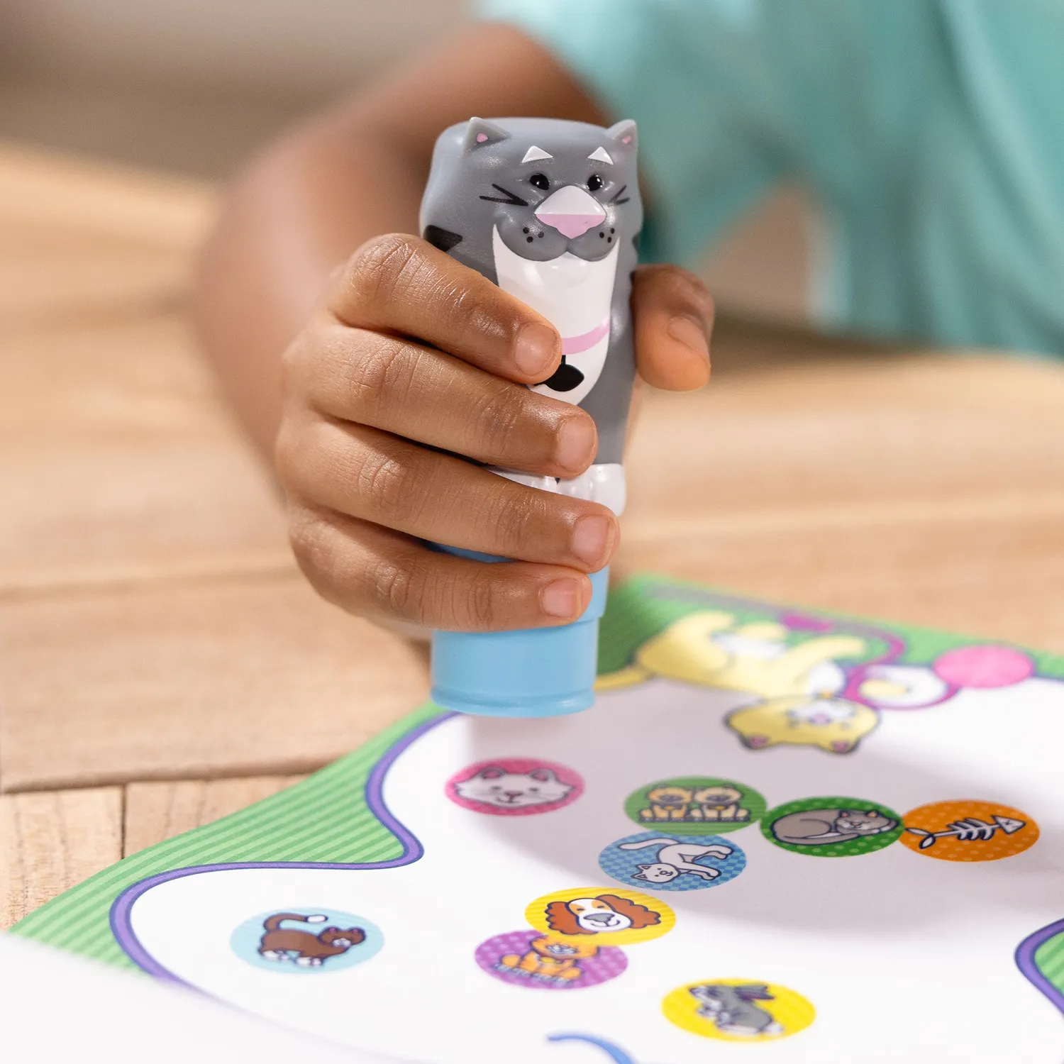 Melissa & Doug Sticker WOW! Cat stickerboek met stamper