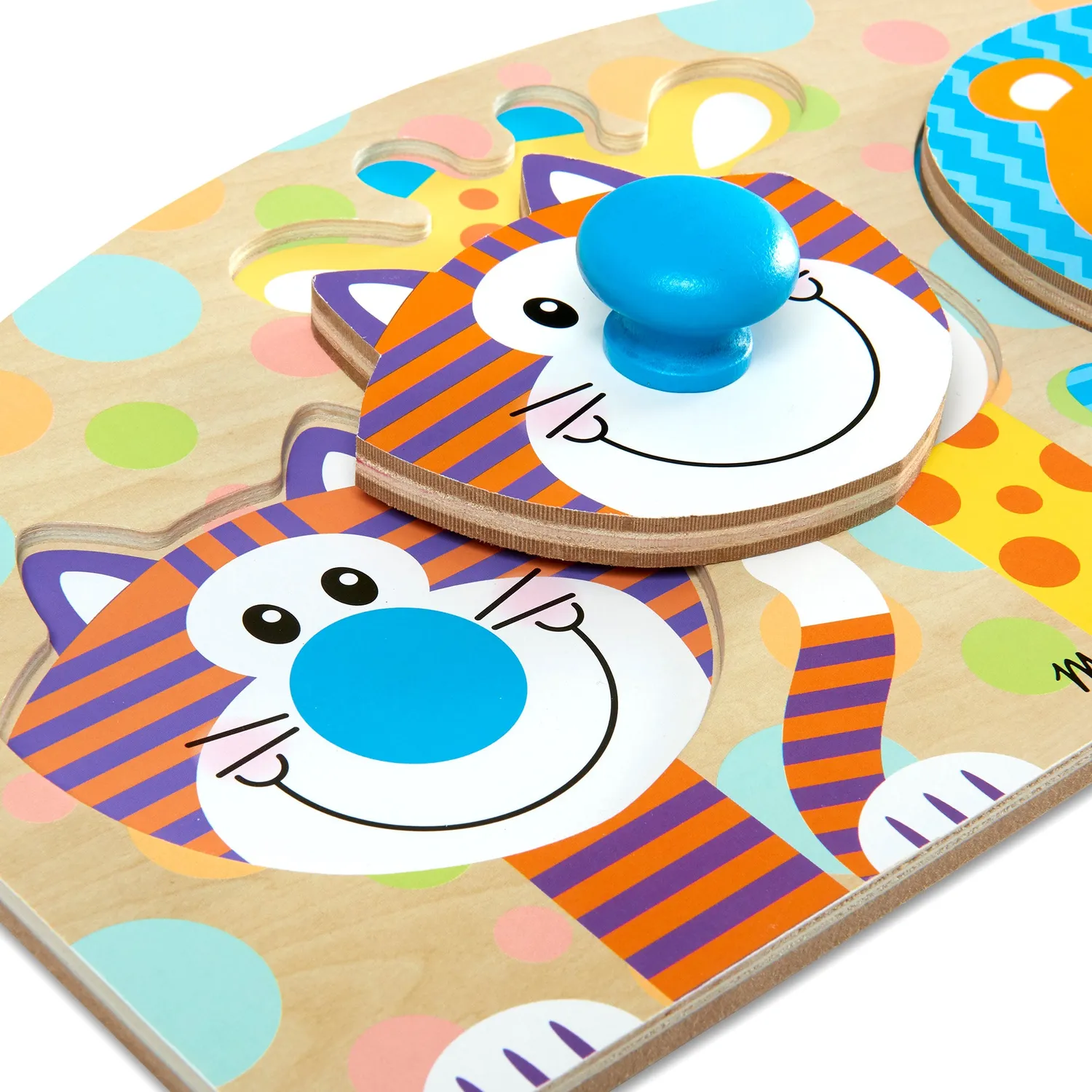 Melissa & Doug Safari houten puzzel 3 stukjes