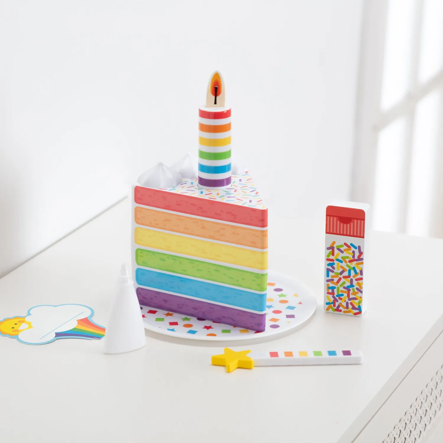 Melissa & Doug Birthday Surprise taart speelset bewaardoos