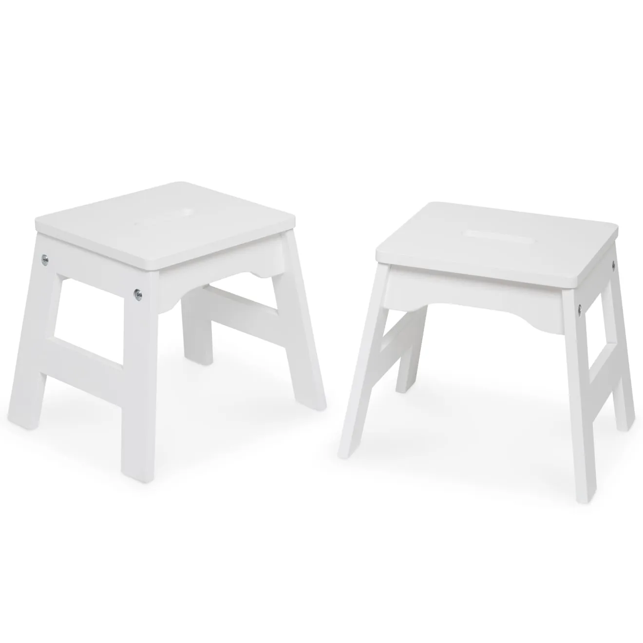 Melissa & Doug Wooden Stools kinderkrukjes 2 stuks hout