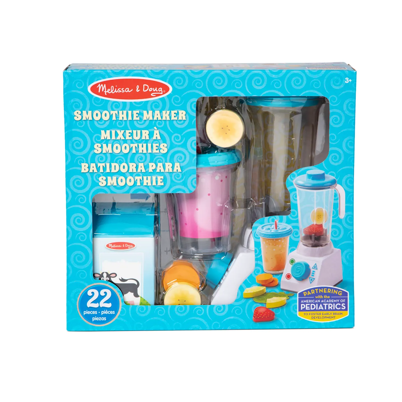 Melissa & Doug Smoothie Maker speelgoed blender 22-delig fruit