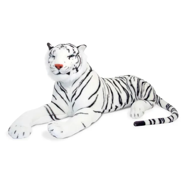 Melissa & Doug White Tiger Giant knuffel tijger groot
