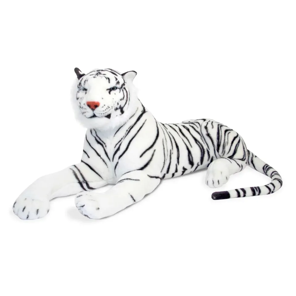 Melissa & Doug White Tiger Giant knuffel tijger groot