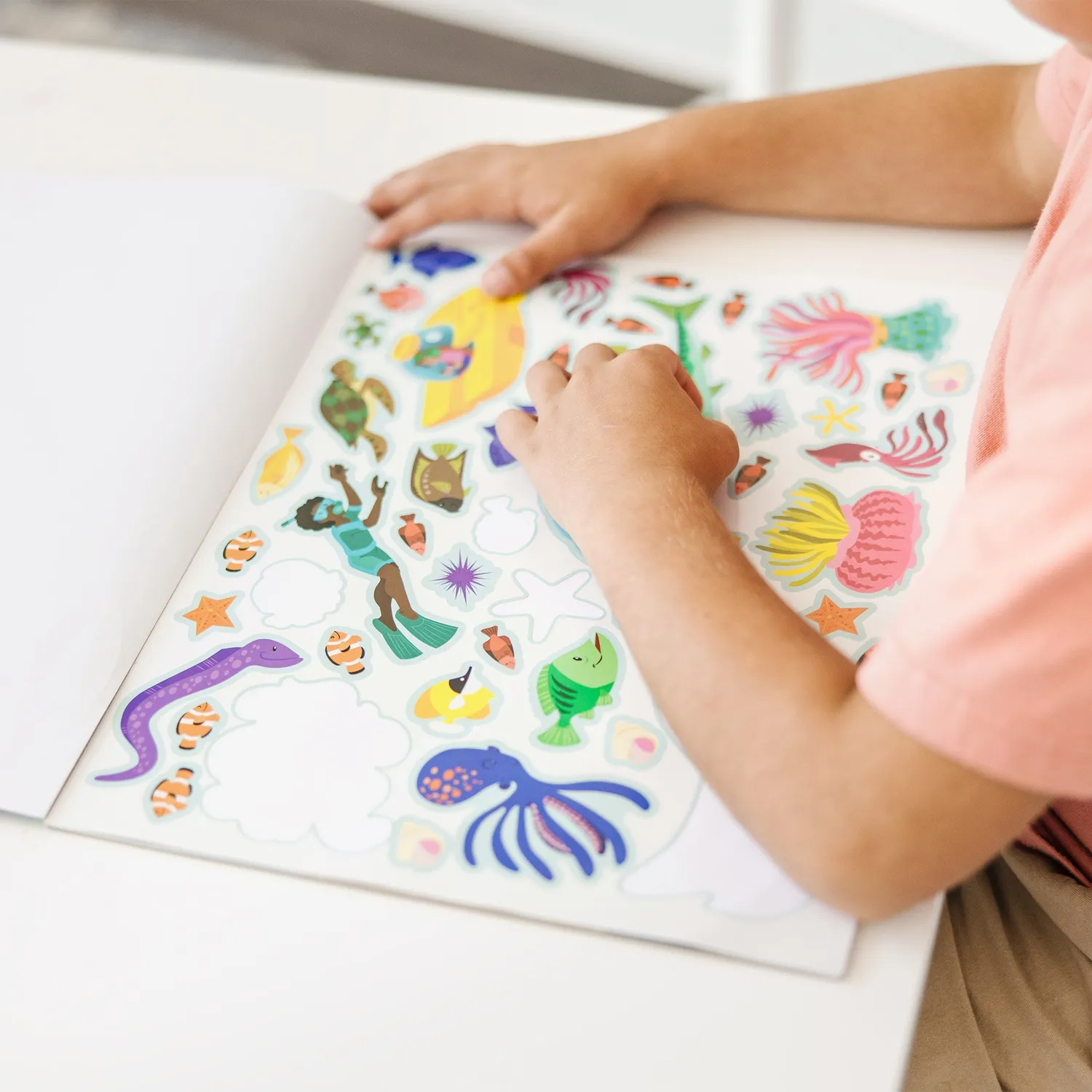 Melissa & Doug Under the Sea stickers herbruikbaar 245