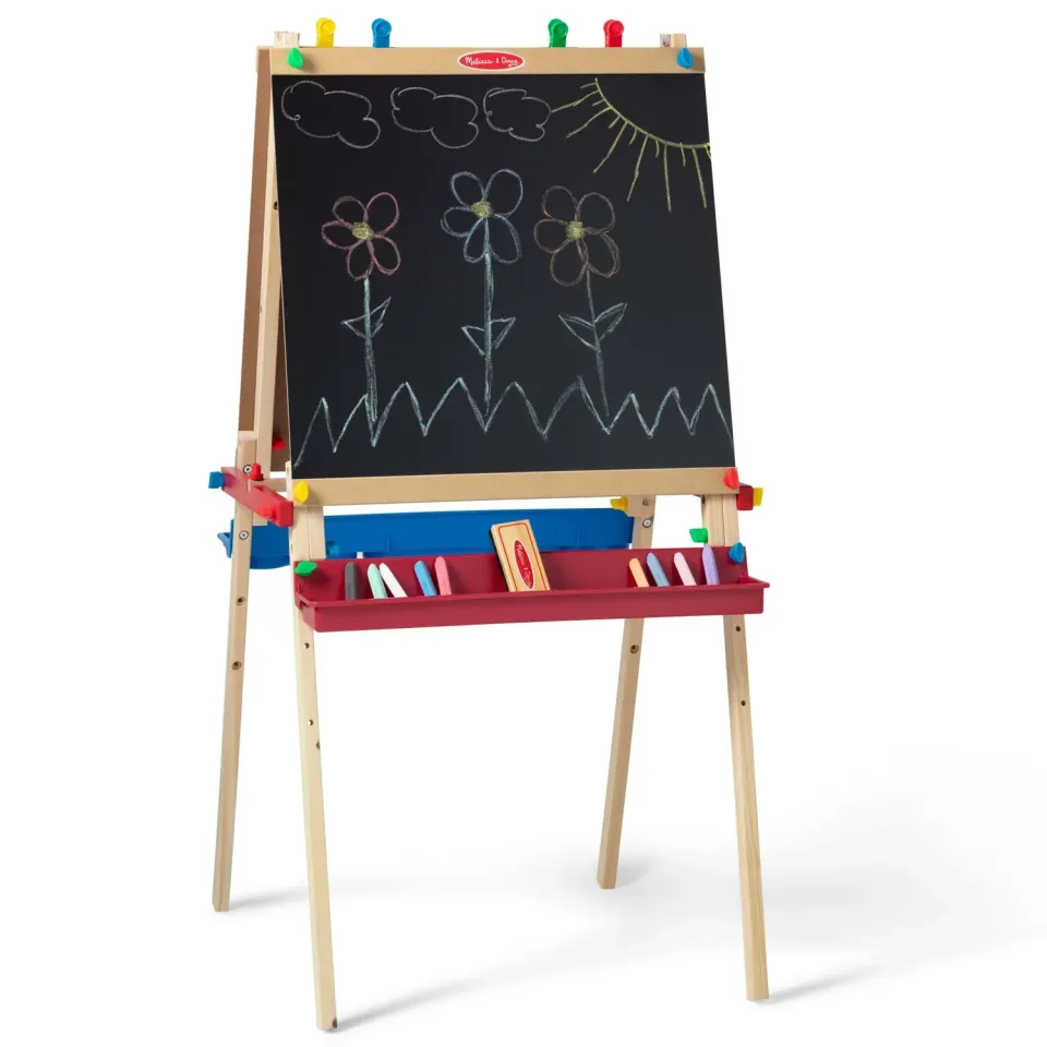 Melissa & Doug Deluxe Wooden Standing Art Easel schildersezel