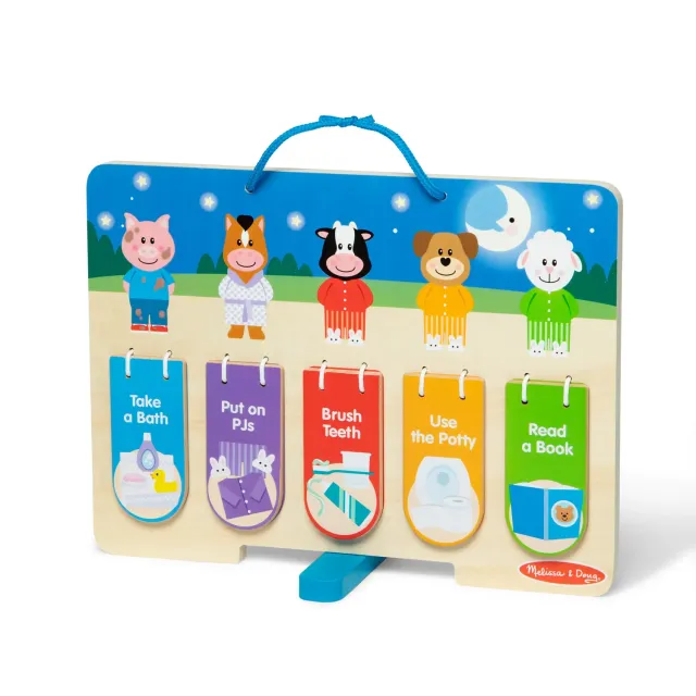Melissa & Doug My Daily Routines Chart routinebord ochtend en bedtijd