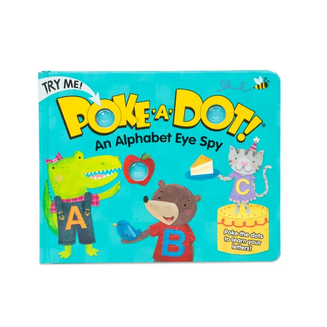 Melissa & Doug Poke-a-Dot ABC zoekboek met klikknopjes