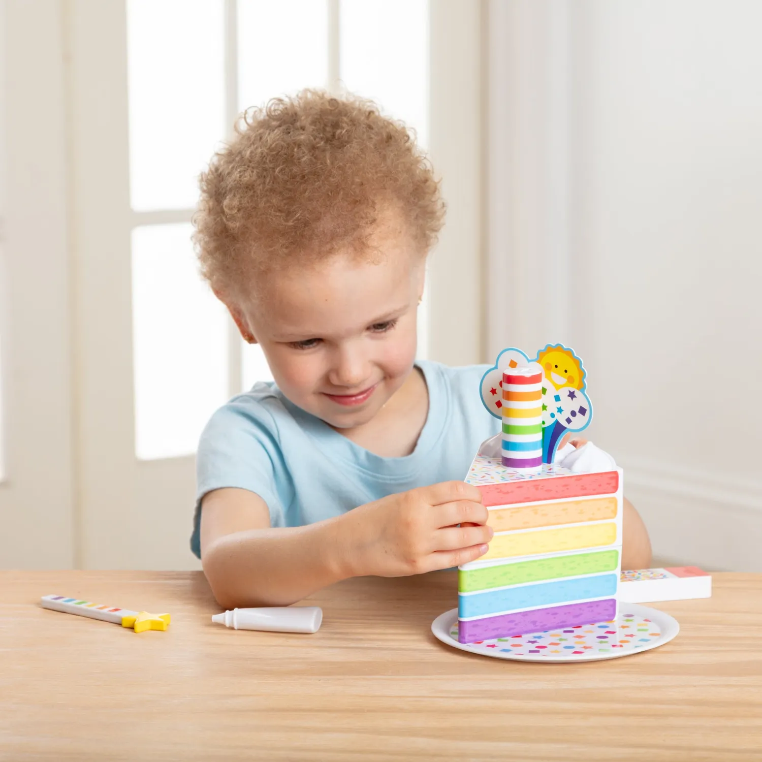 Melissa & Doug Birthday Surprise taart speelset bewaardoos