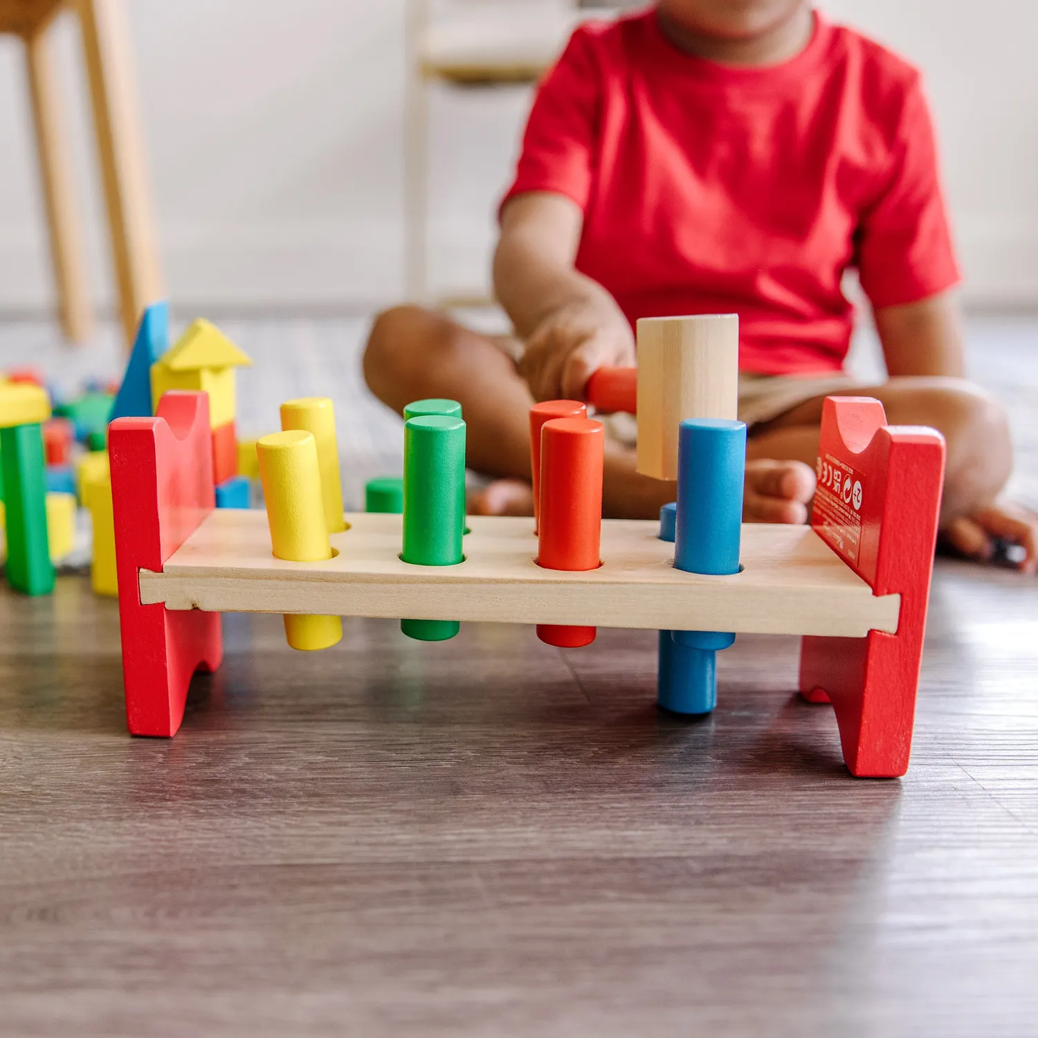 Melissa & Doug Stack Sort Pound houten speelgoedset 3-delig