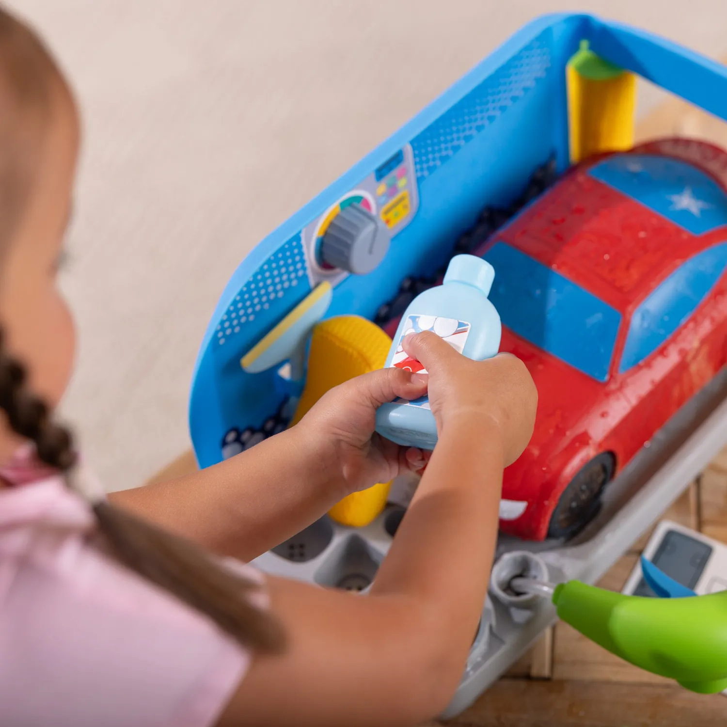 Melissa & Doug Spray & Shine autowasstraat speelset auto