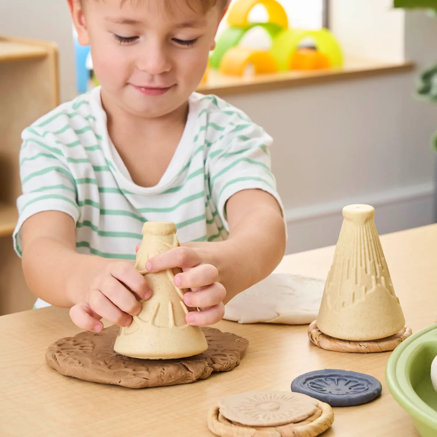 Guidecraft Organic Pattern Rollers Mushroom patroonrollers paddenstoel
