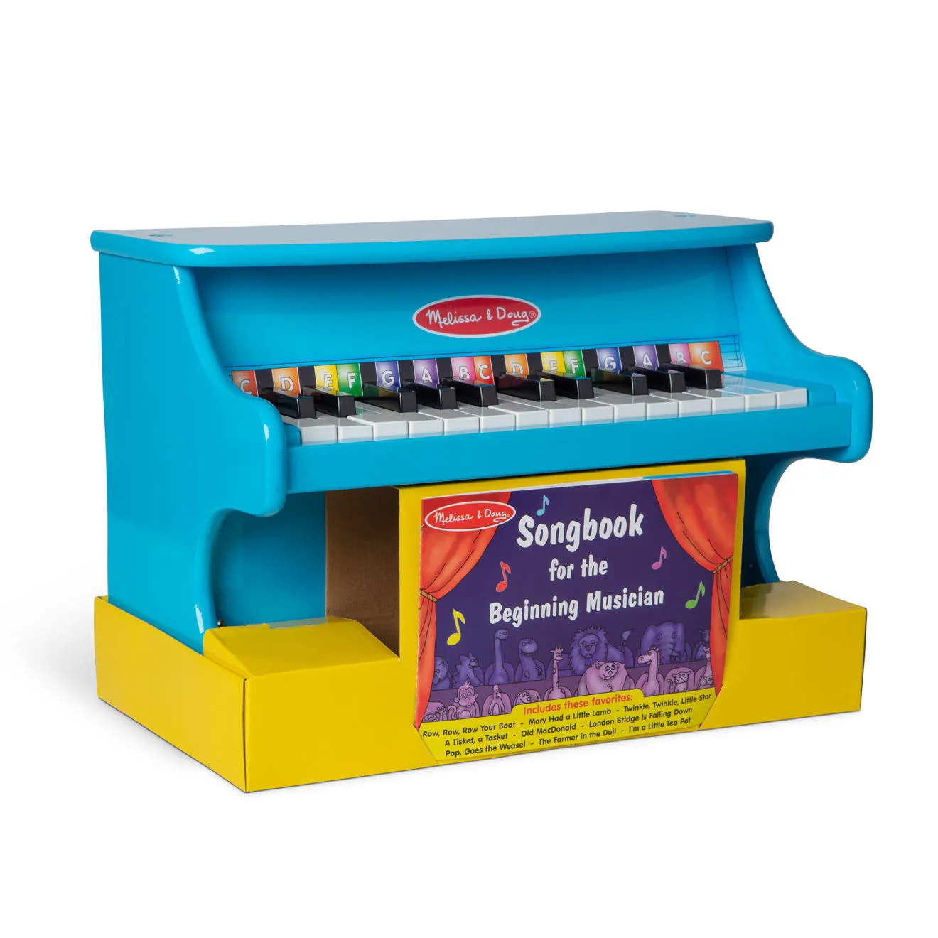 Melissa & Doug Blue Piano Speelgoedpiano 25 Toetsen Blauw