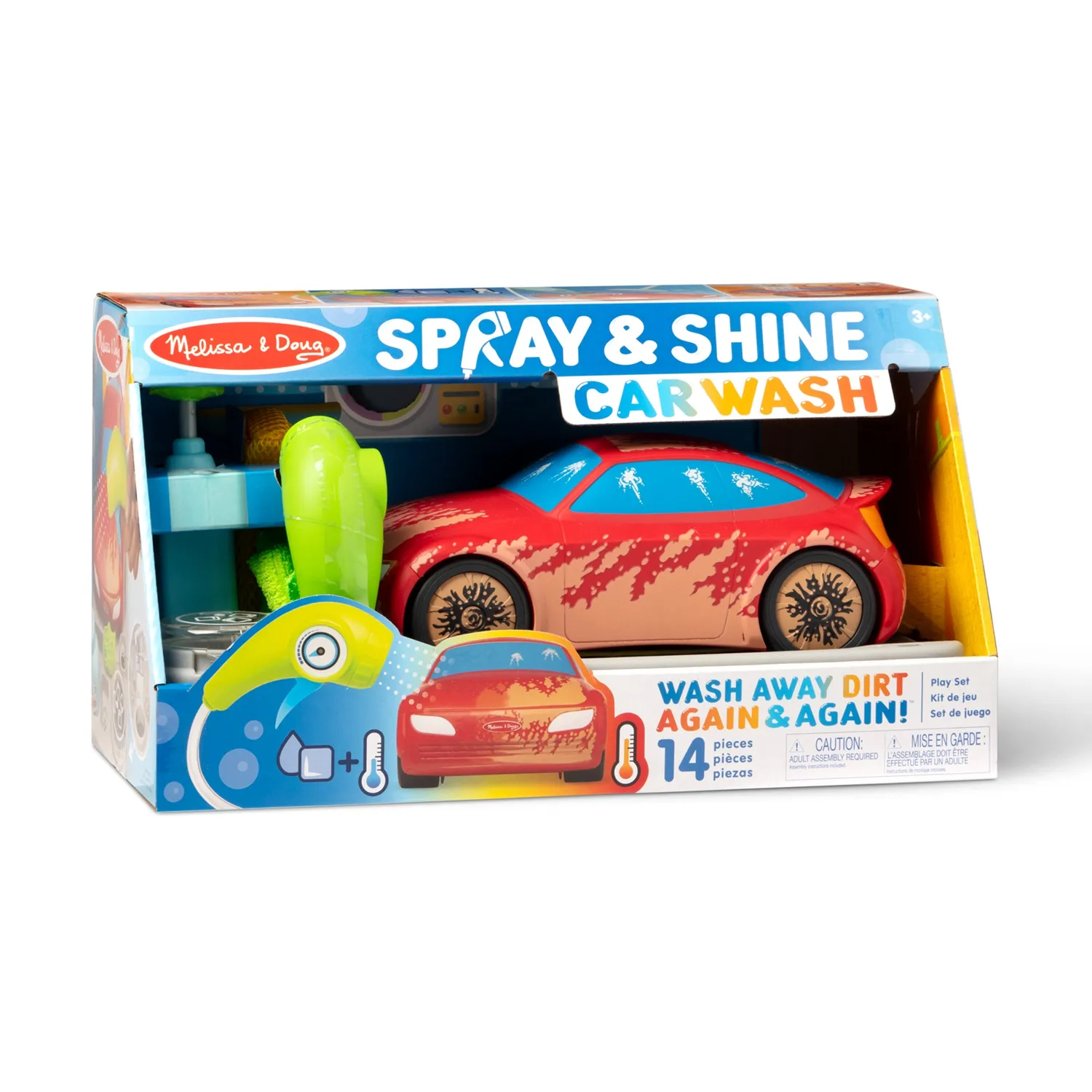 Melissa & Doug Spray & Shine autowasstraat speelset auto